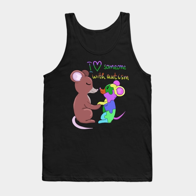 I love someone with autism Tank Top by Antiope